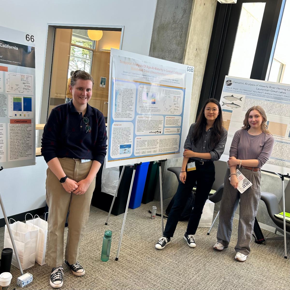 GREAT Scholars in front of their posters