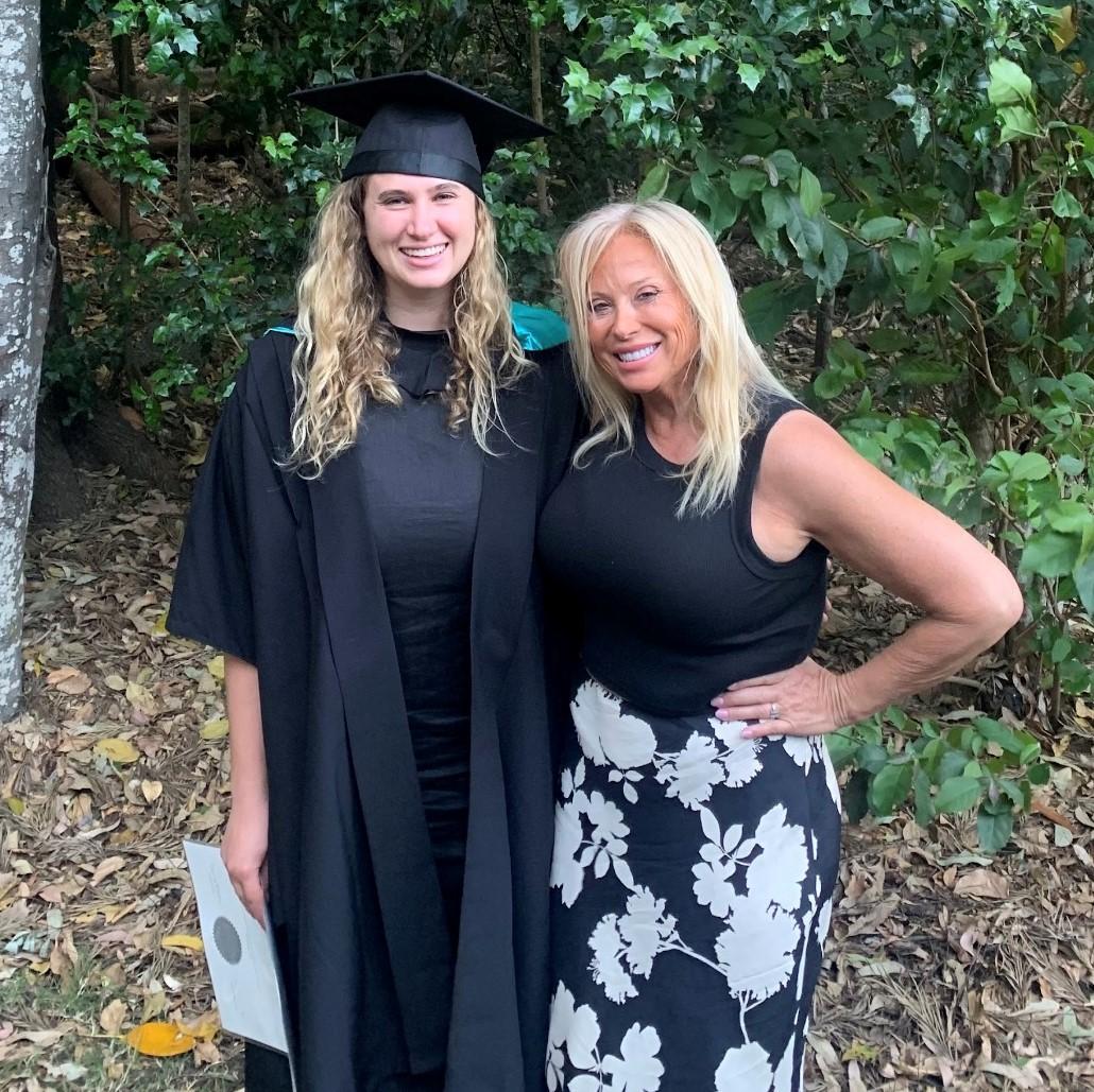 Gretchen Wichman with her mom