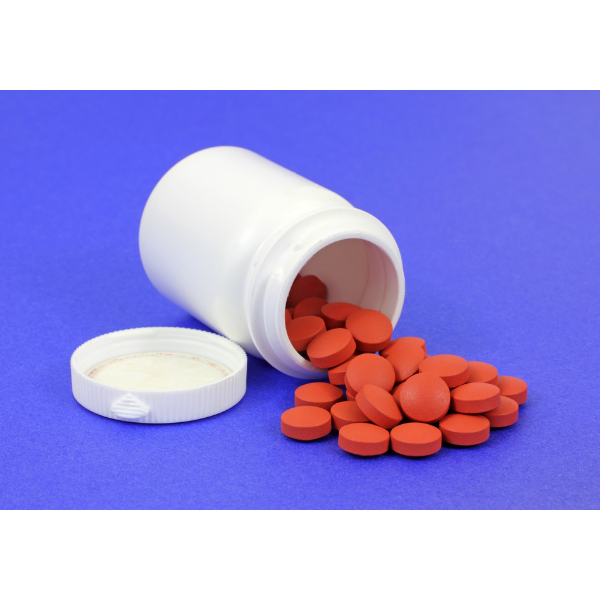 Generic bottle of ibuprofen