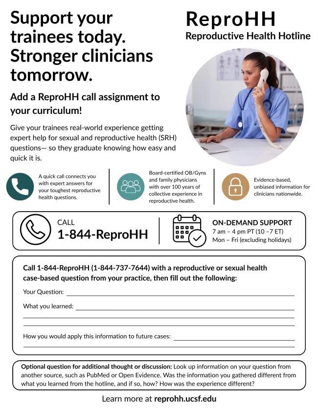 ReproHH Assignment Flyer