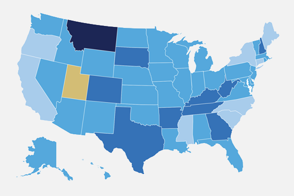 United States map