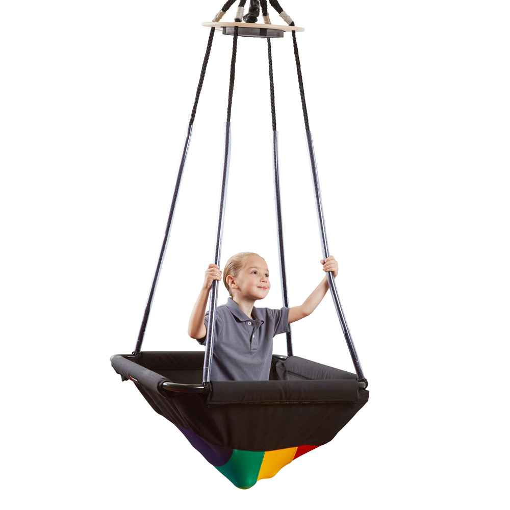 Rainbow Bucket Swing