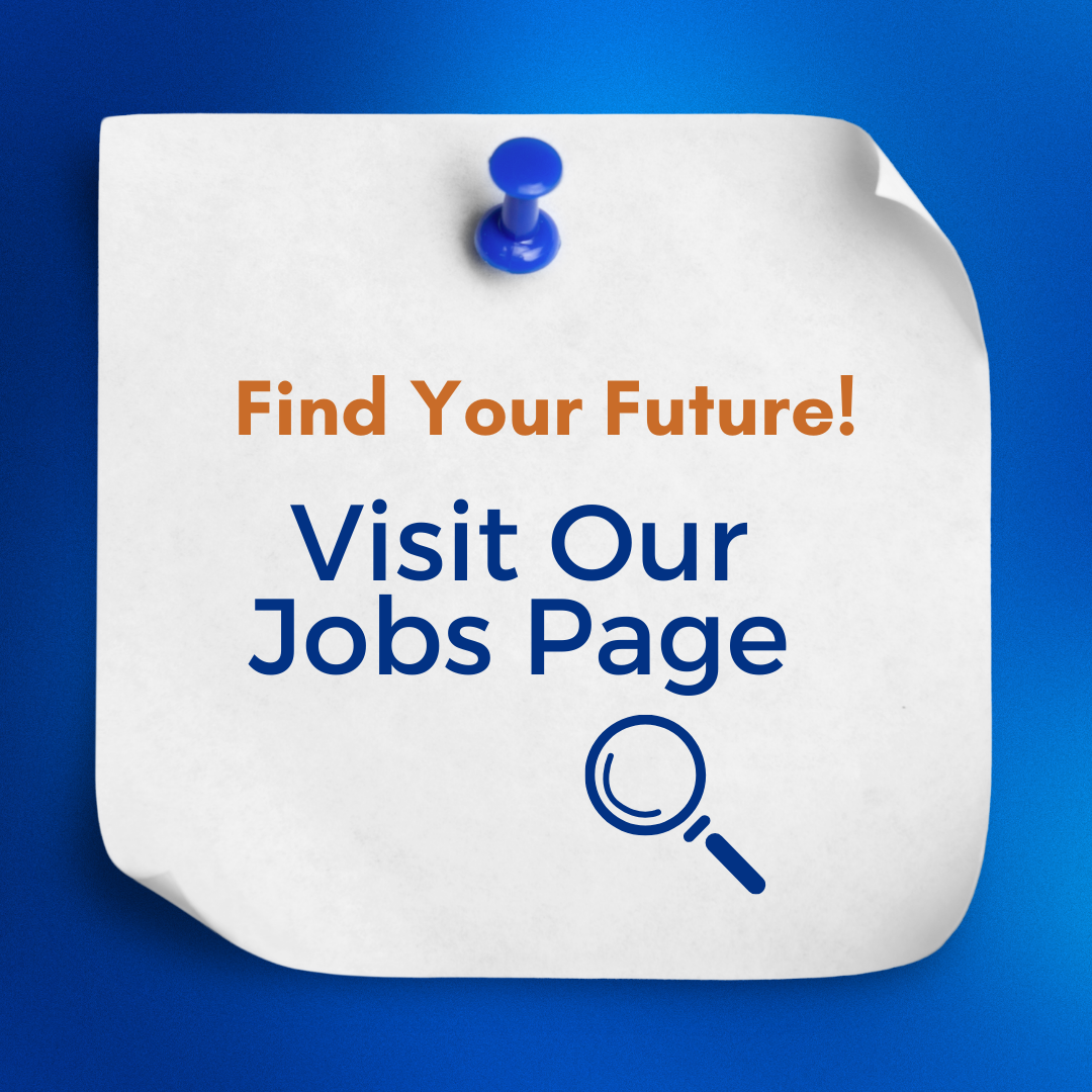 text reads find your future visit our jobs page