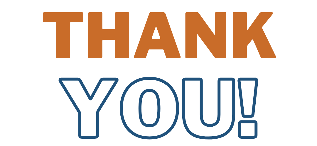 Thank You written in bubble letters