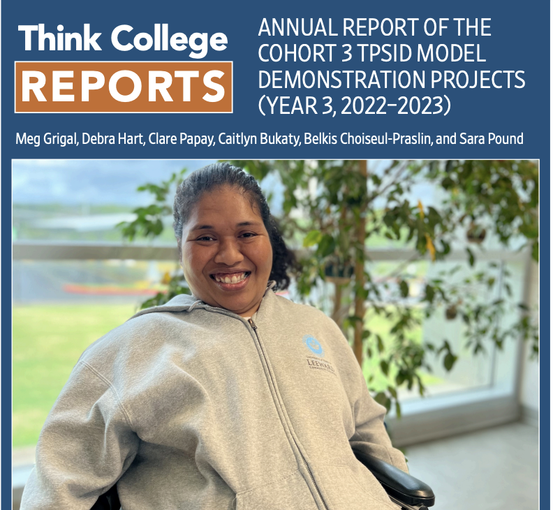 Cover of the Annual Report of the Cohort 3 TPSID Model Demonstration Projects