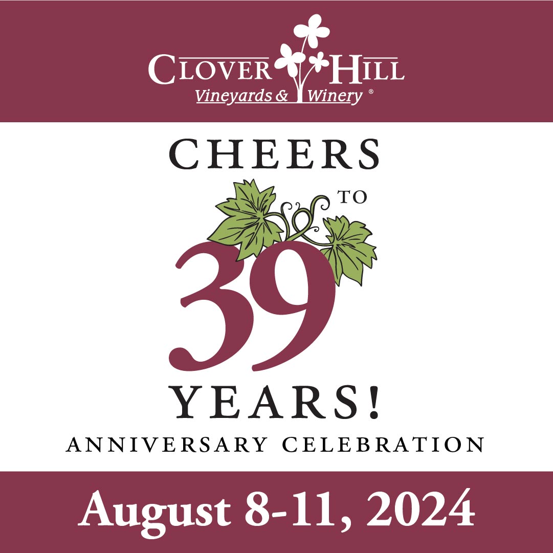 Clover Hill Cheers to 39 Years Anniversary Celebration August 8-11, 2024