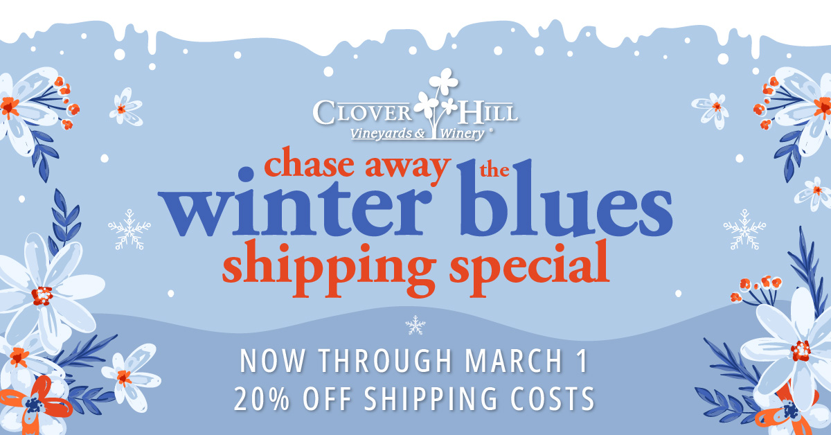 WInter Blues Shipping Special 20 percent off shipping costs Now through March 1