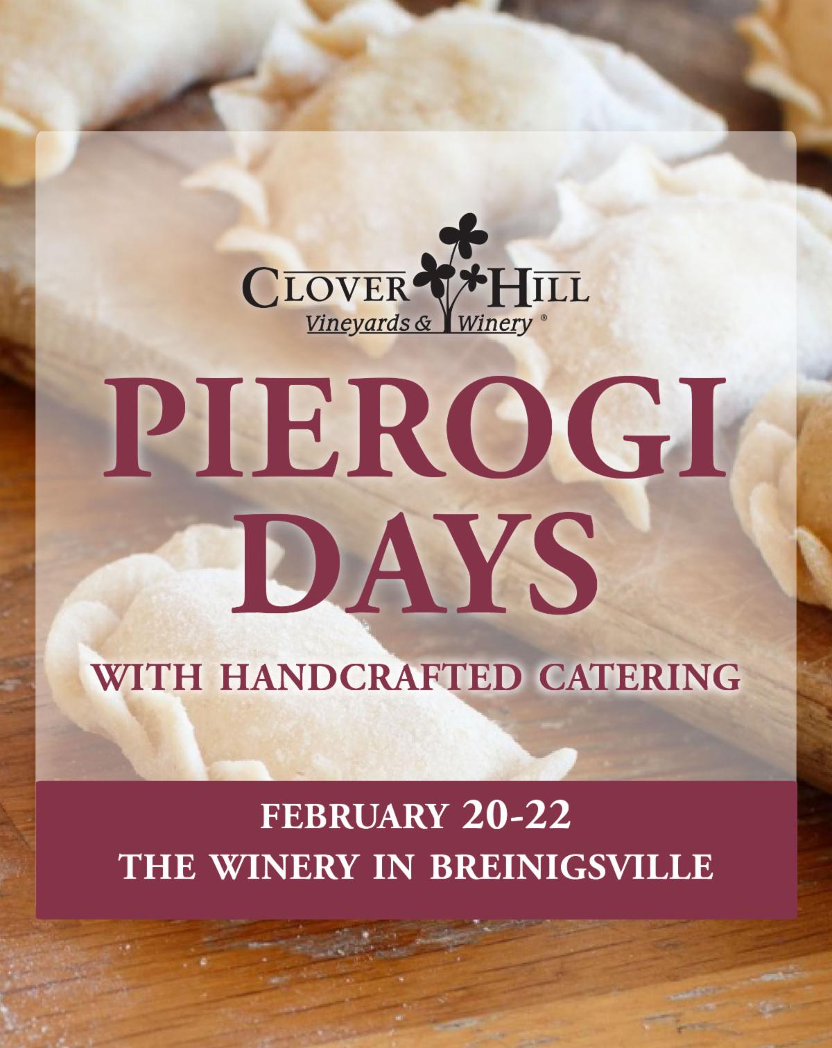 Pierogi Days with Handcrafted Catering at Clover Hill Winery in Breinigsville