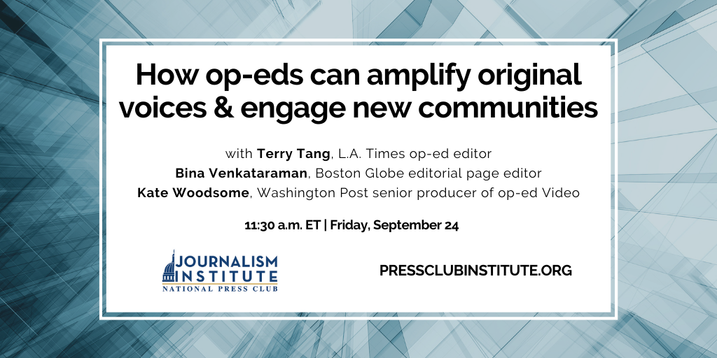 How op-eds can amplify original voices & engage new communities