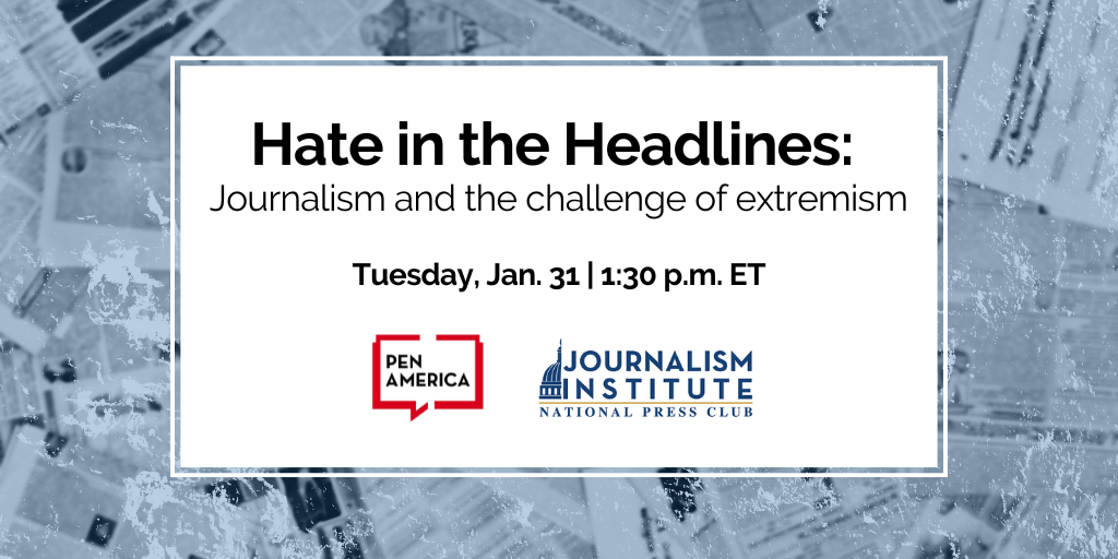 Hate in the Headlines: Journalism and the challenge of extremism