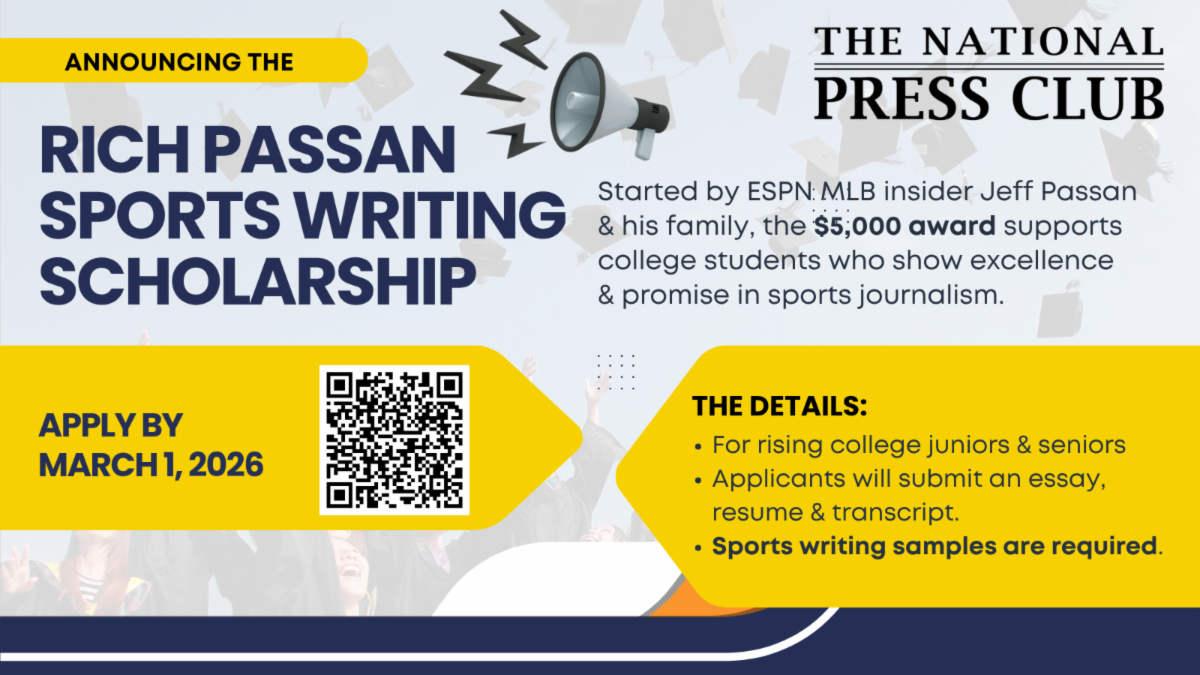 Announcing the Rich Passan Sports Writing Scholarship Started by ESPN MLB insider Jeff Passan and his family the 5K award supports college students who show excellence and promise in sports journalism apply by March 1 
