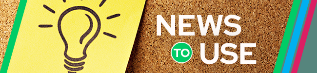 Image of post it note with light bulb and text that reads "New to Use"