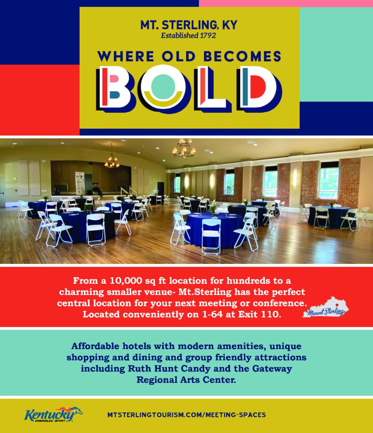 Visit Mt. Sterling in 2022! Check out the plans we have for you!