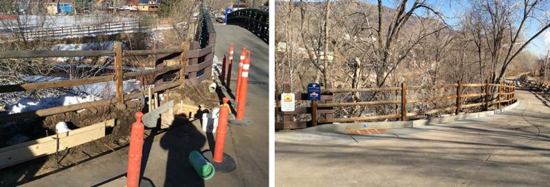 Billy Drew Bridge abutment work