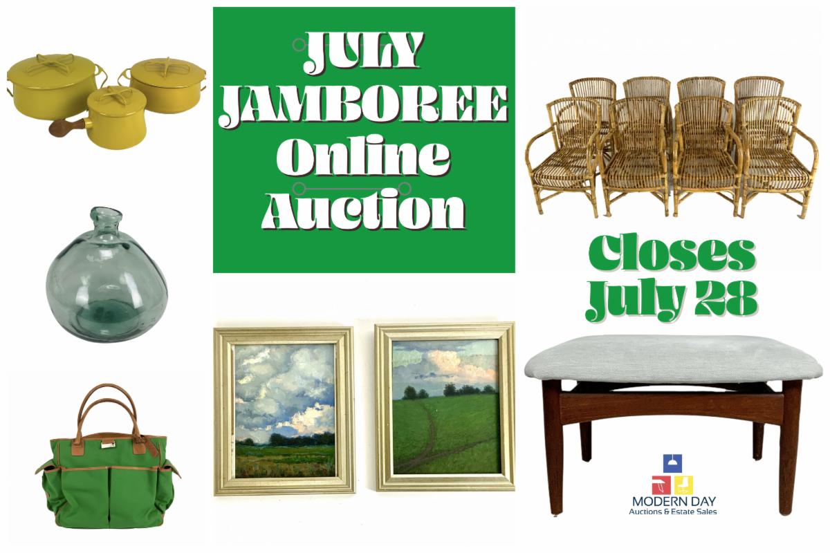 Brand New Sale! JULY JUBILEE Online Auction from Modern Day Auctions