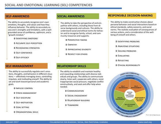 Social Emotional Learning Competencies.
