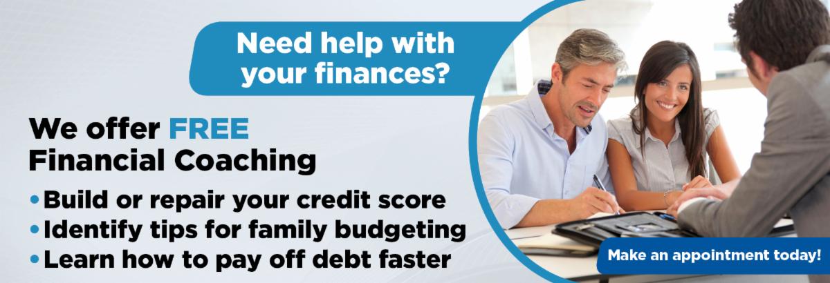 financial Coaching available