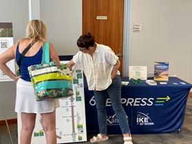 Photo of the Project Team in action at The Matt Ross Community Center andOverland Park Farmer’s Market