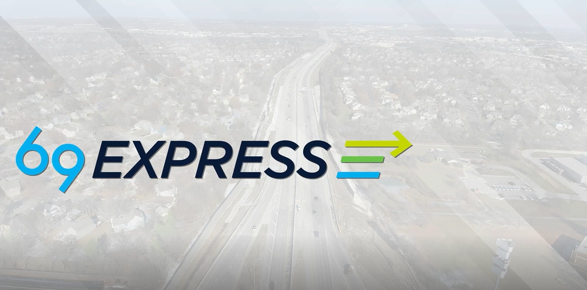 A still image from the 69Express video drive-through.