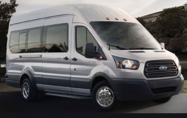 Silver Ford Raised Van used in WNYIL's fee-based transportation program