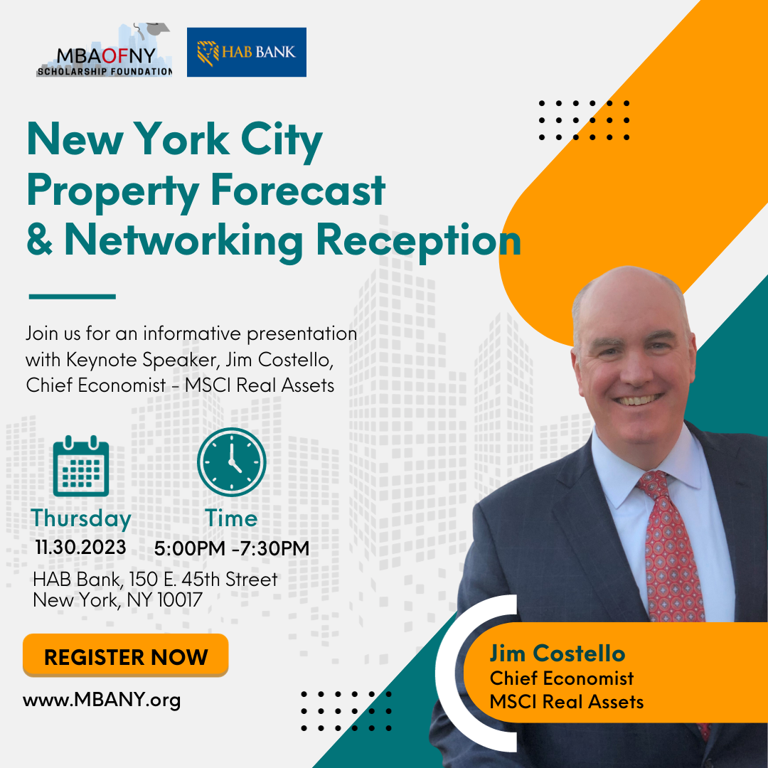 Join us November 30th at MBAofNY Scholarship Foundation's New York City