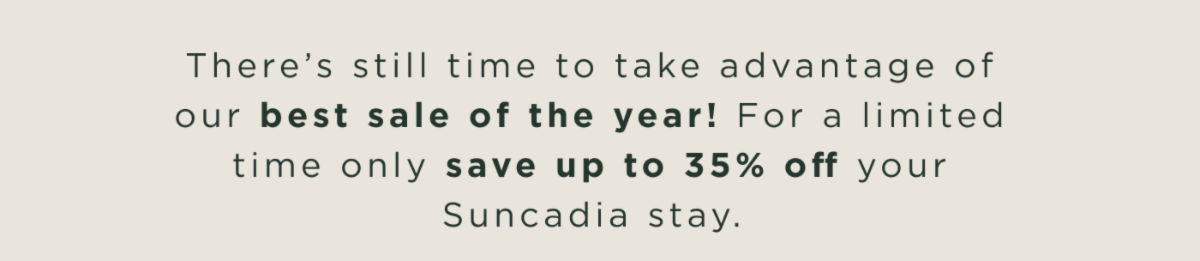 There's still time to save!