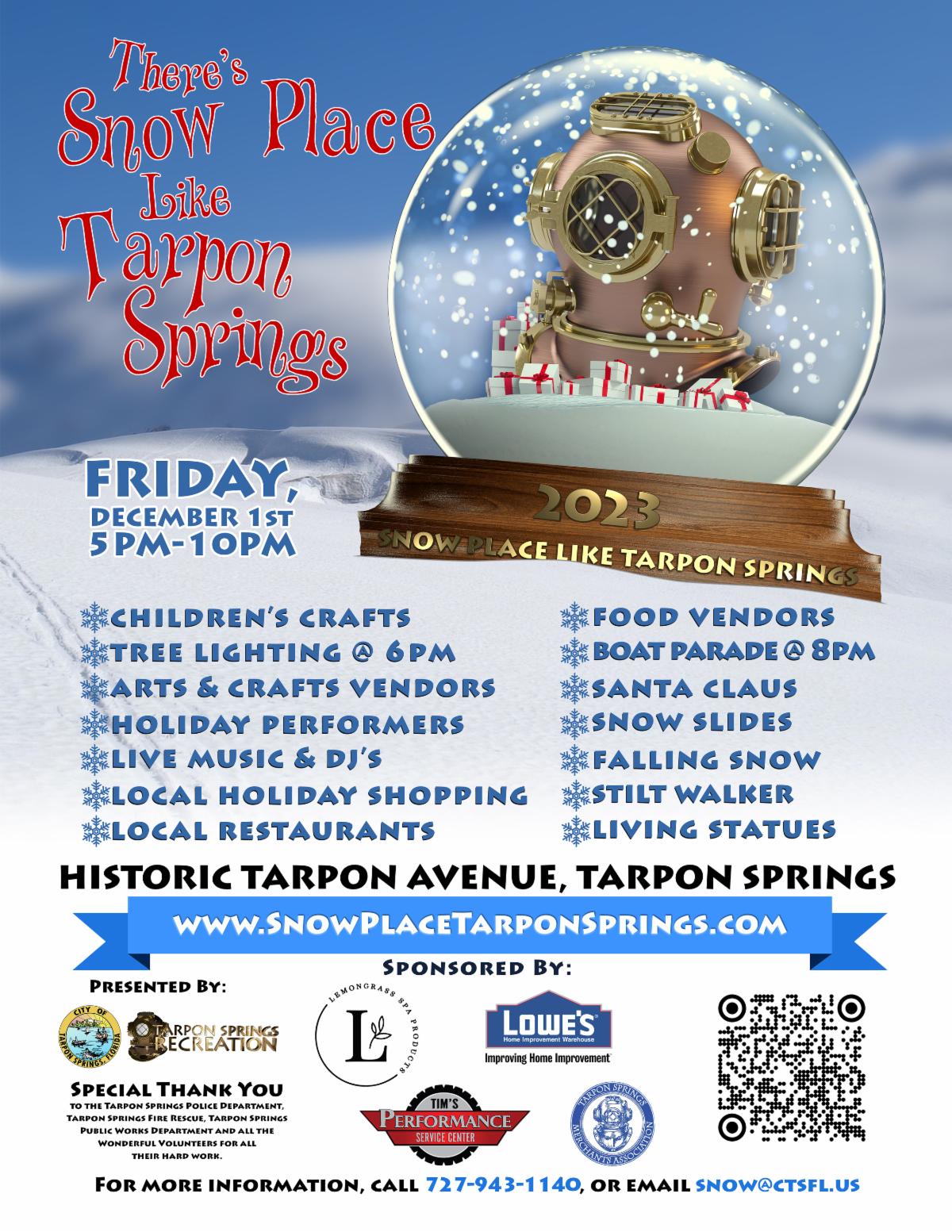 Snow Place Like Tarpon Springs