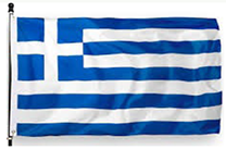 Sam Adams, curator, next to a stylized flower