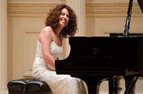 Cristiana Pegoraro at a piano