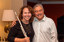 Amy Likar and Lino Rivera