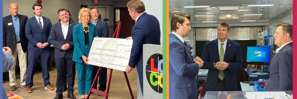 U.S. Representative Ryan Mackenzie, SBA Deputy Administrator Bill Briggs, and community leaders touring the Technology Center