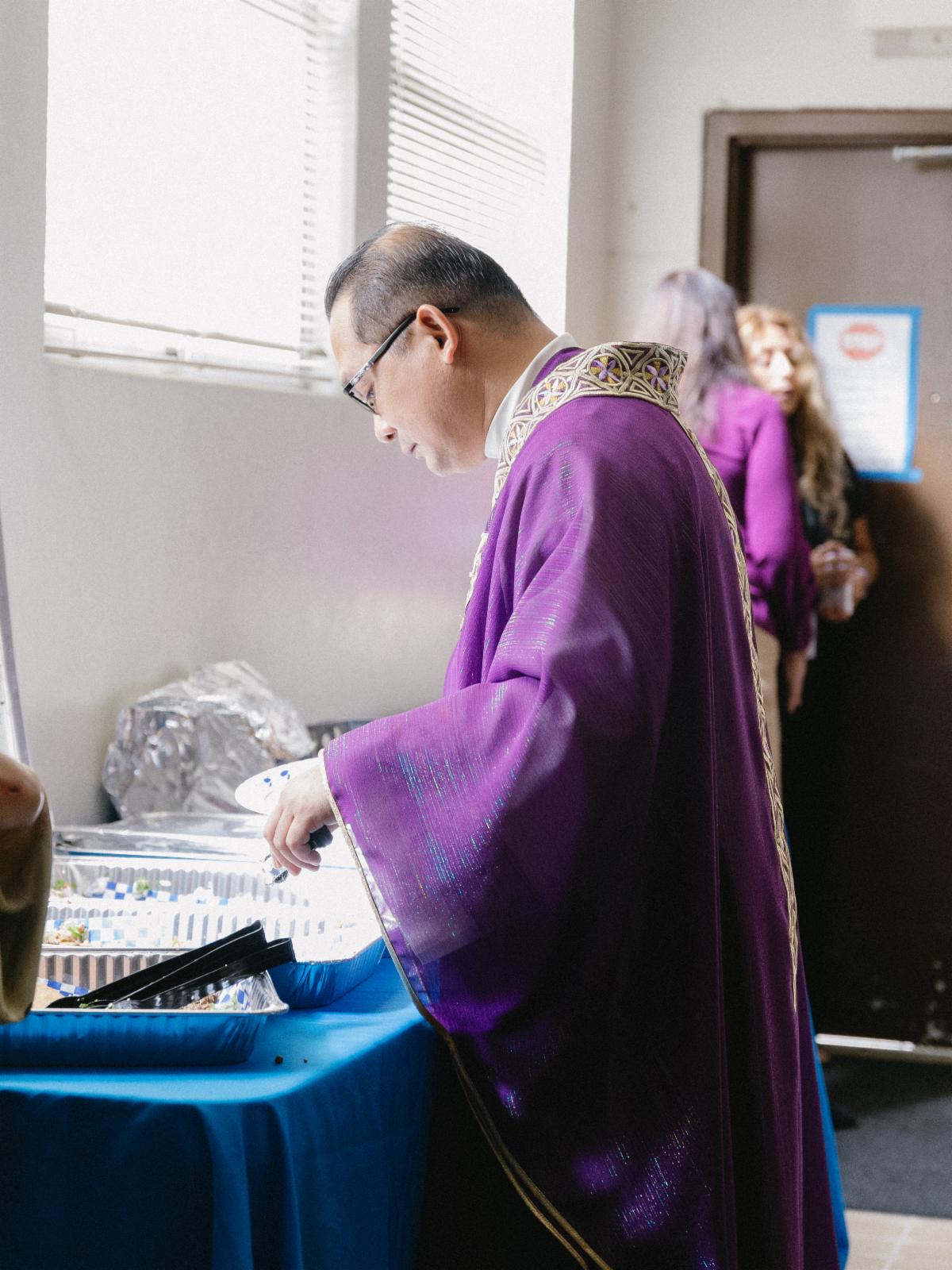 Father Ramon at N2N lunch