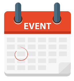 Calendar with a red circle