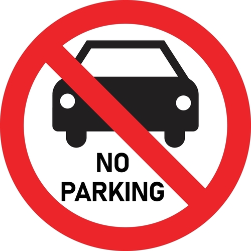No parking sign_ car parking not allowed sign