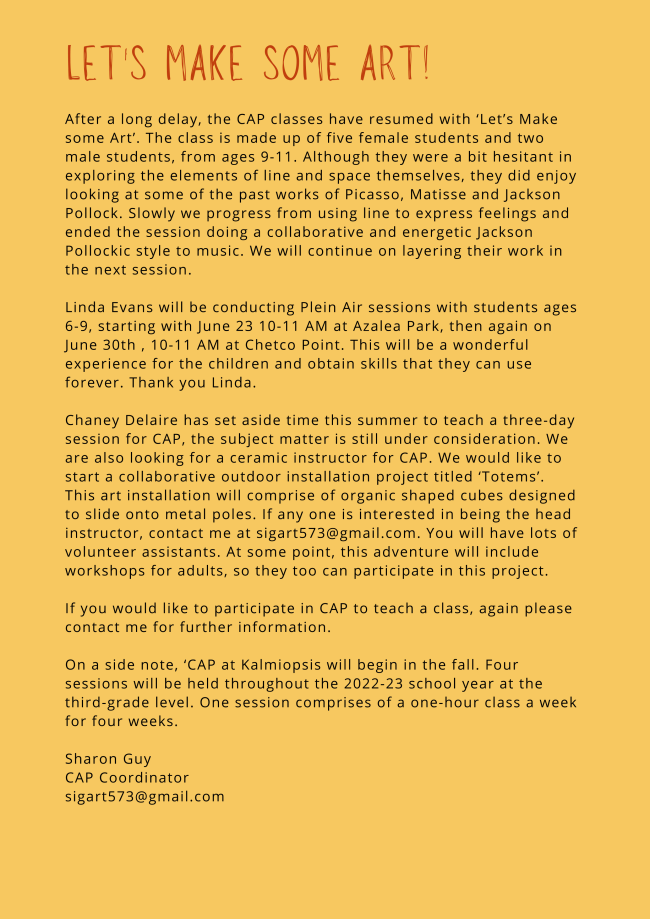 MAY 2022 TIDE Newsletter