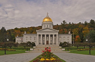 Photo of the Vermont statehouse in Montpelier. Credit: Harshil Shah, 2016.