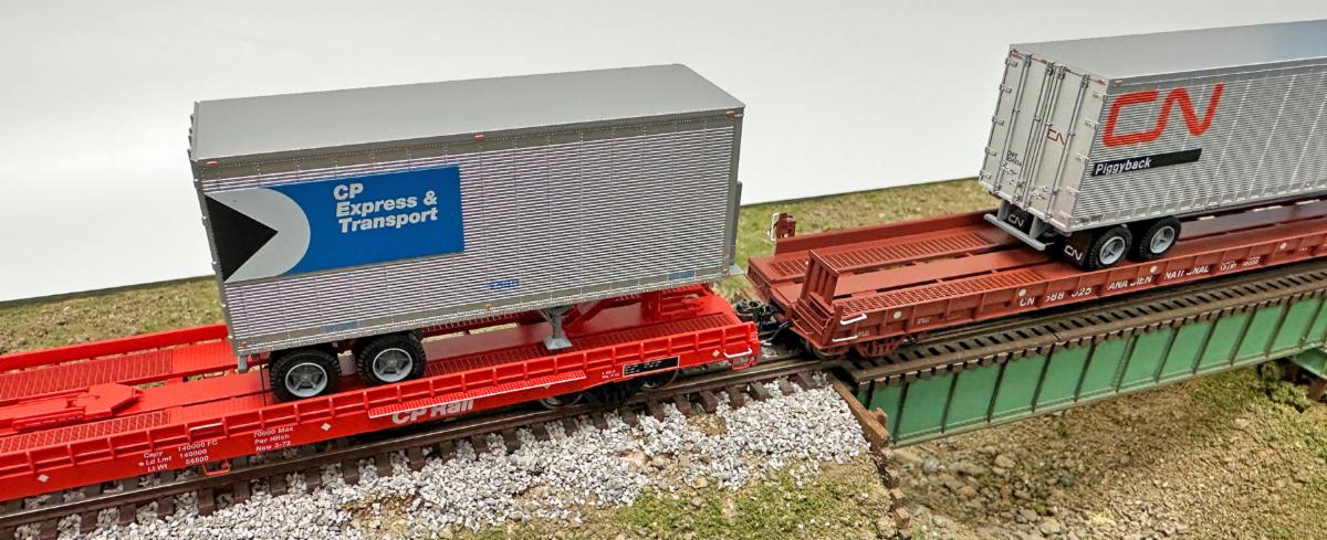 Rapido Piggyback Flatcar Trailers