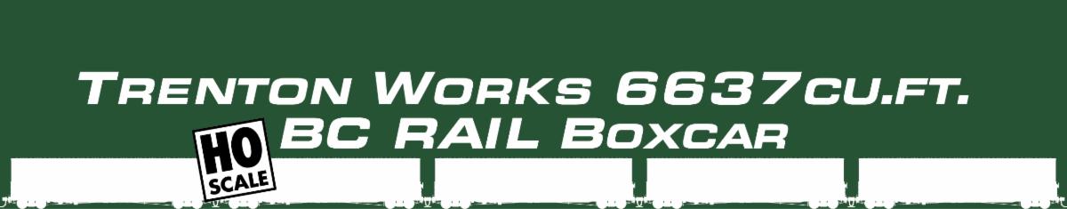 Rapido BC Rail Boxcar
