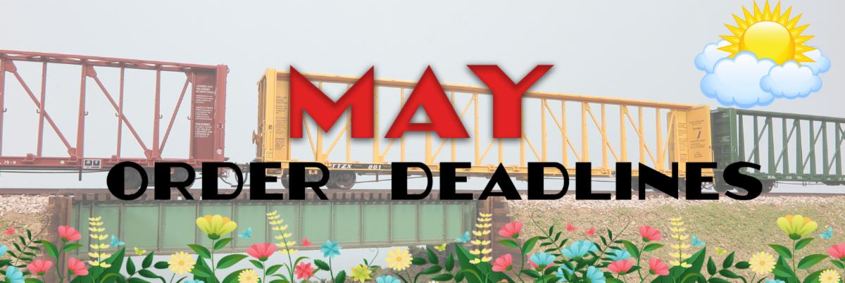 Rapido May 2025 Order Deadlines