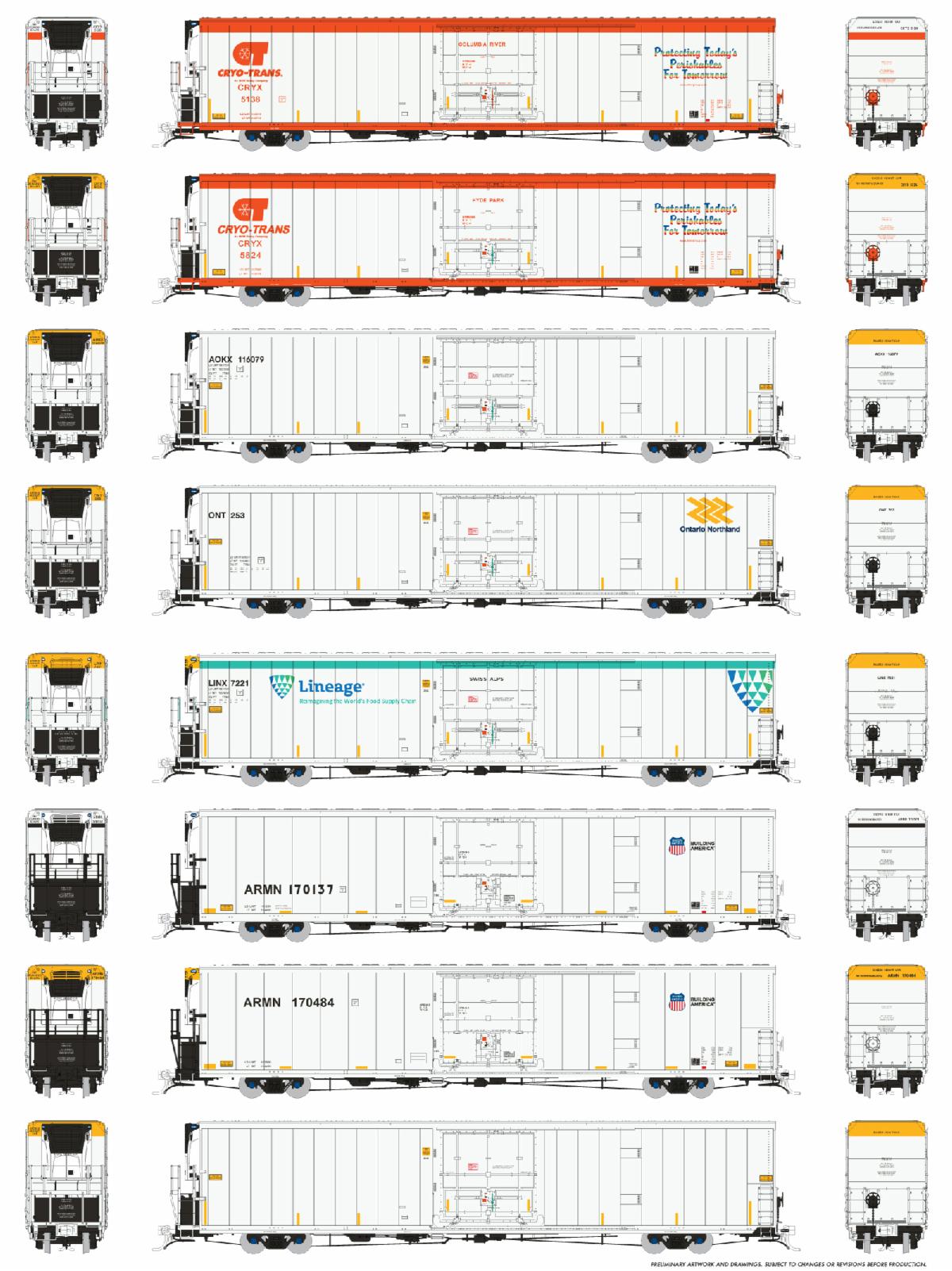 Rapido Greenbrier Reefer