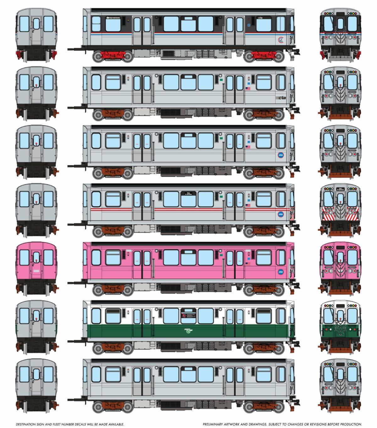 Rapido CTA Cars