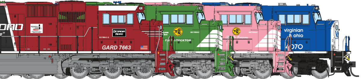 Rapido SD70MAC