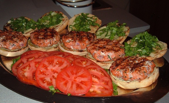 salmon burgers