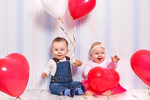 Babies with Balloons