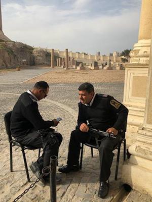 Security detail in Egypt