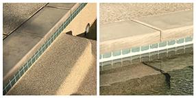 Before and After Cleaning Pool Tile