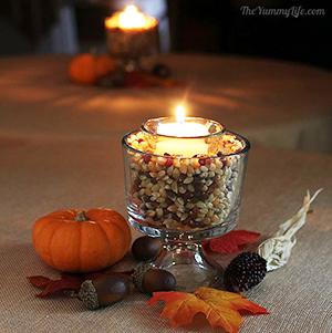 Popcorn Votive Candle