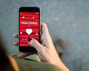 Online Dating App on Phone