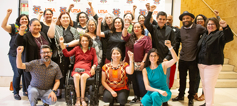Group photo of MAS faculty, students, and community members from the MAS 30th Celebration