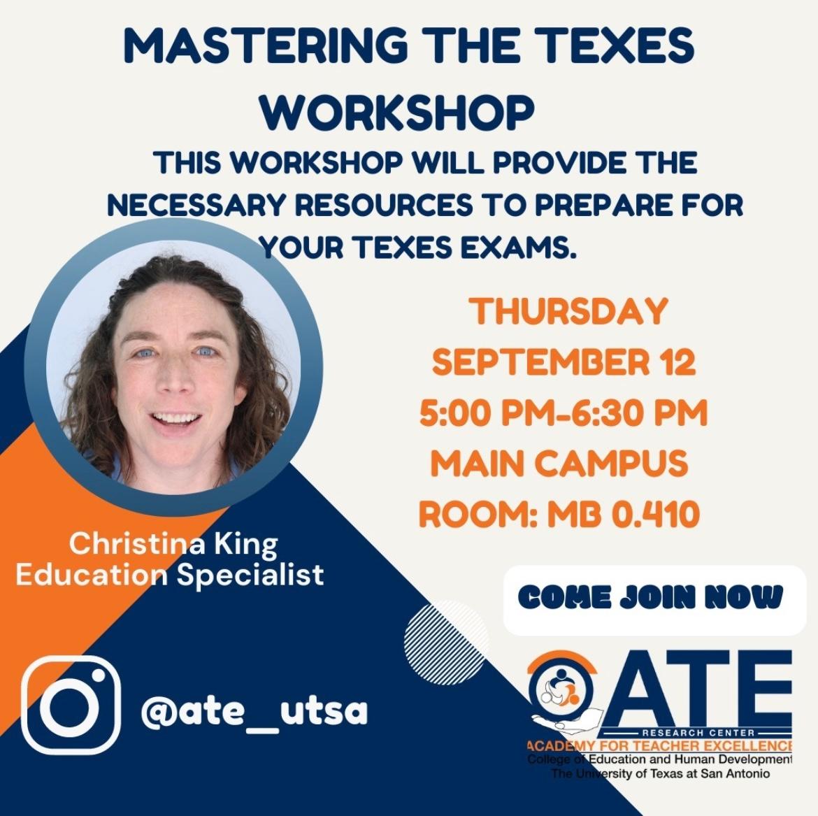 Mastering the TExES workshop